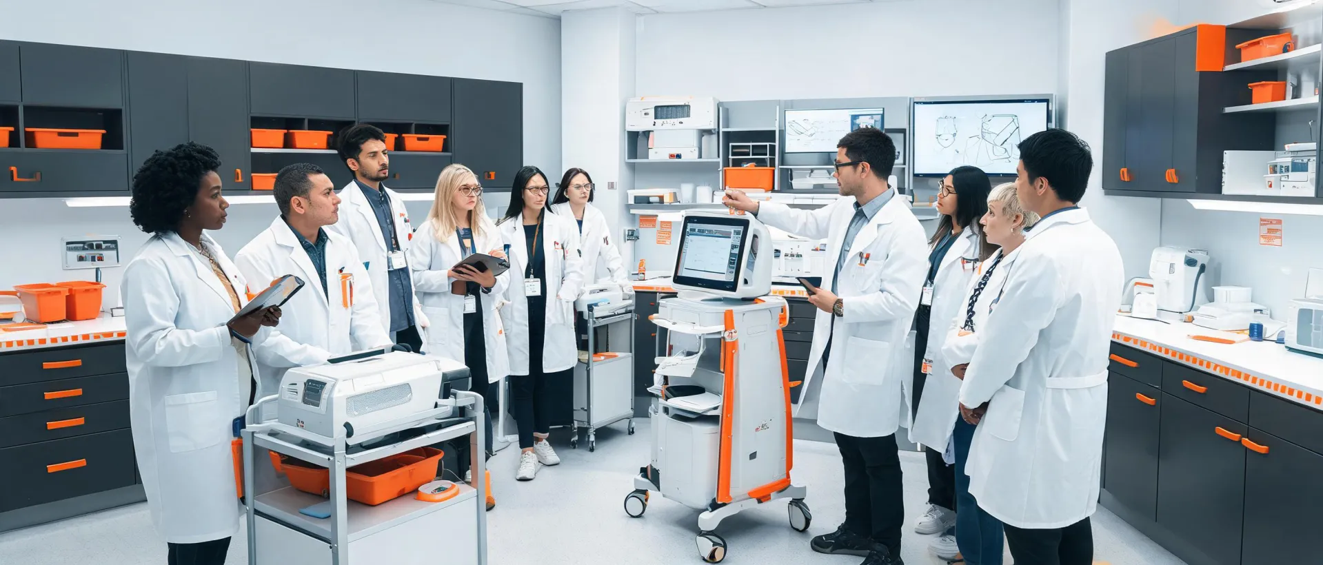 Medical device quality and clinical engineering team